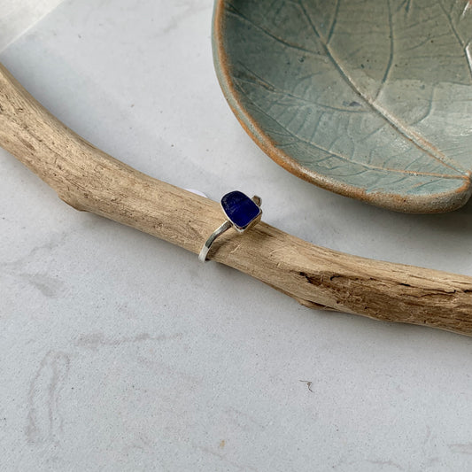 Sea glass ring