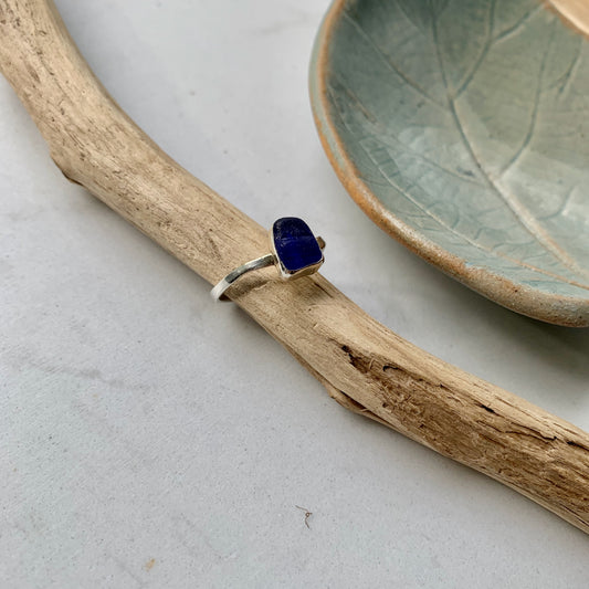 Sea glass ring