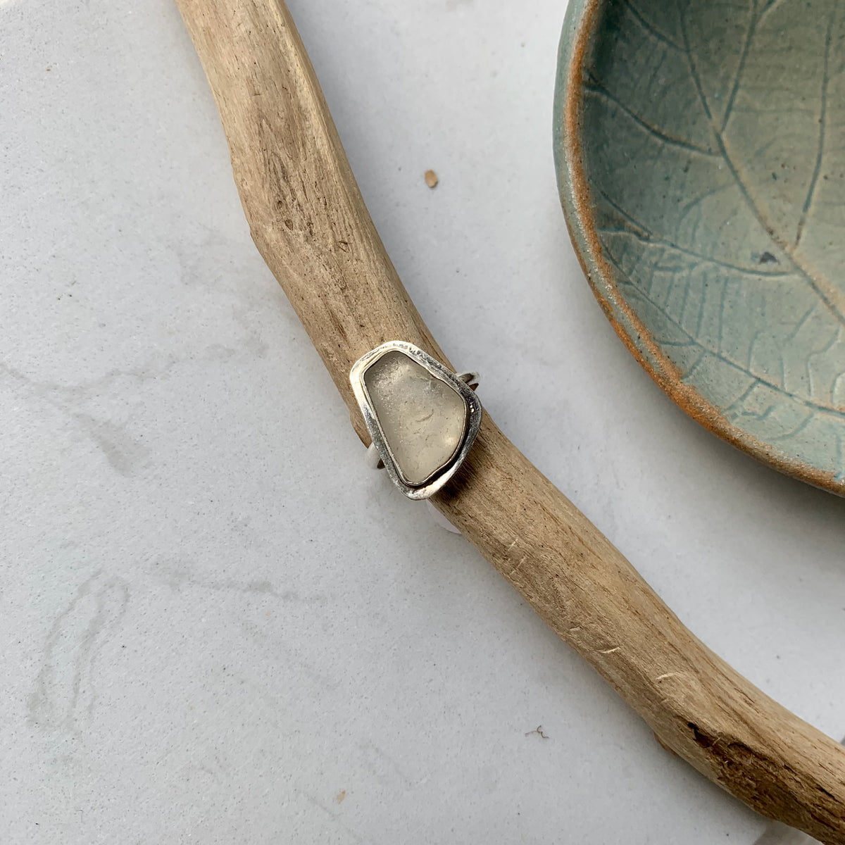 sea glass ring