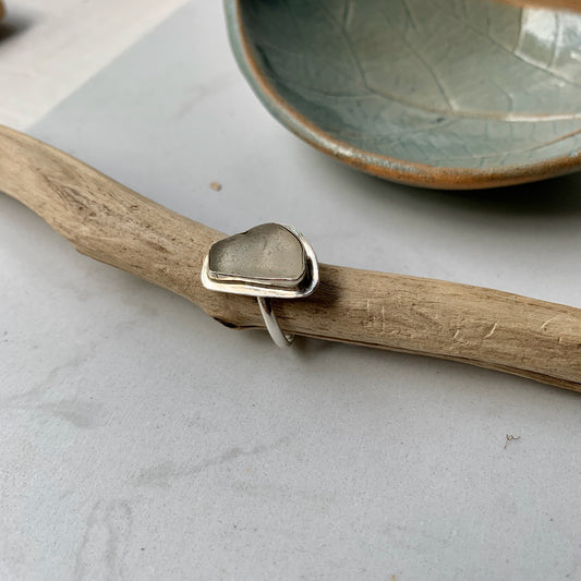 sea glass ring
