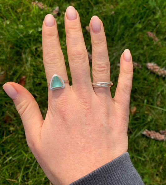 Sea Glass ring